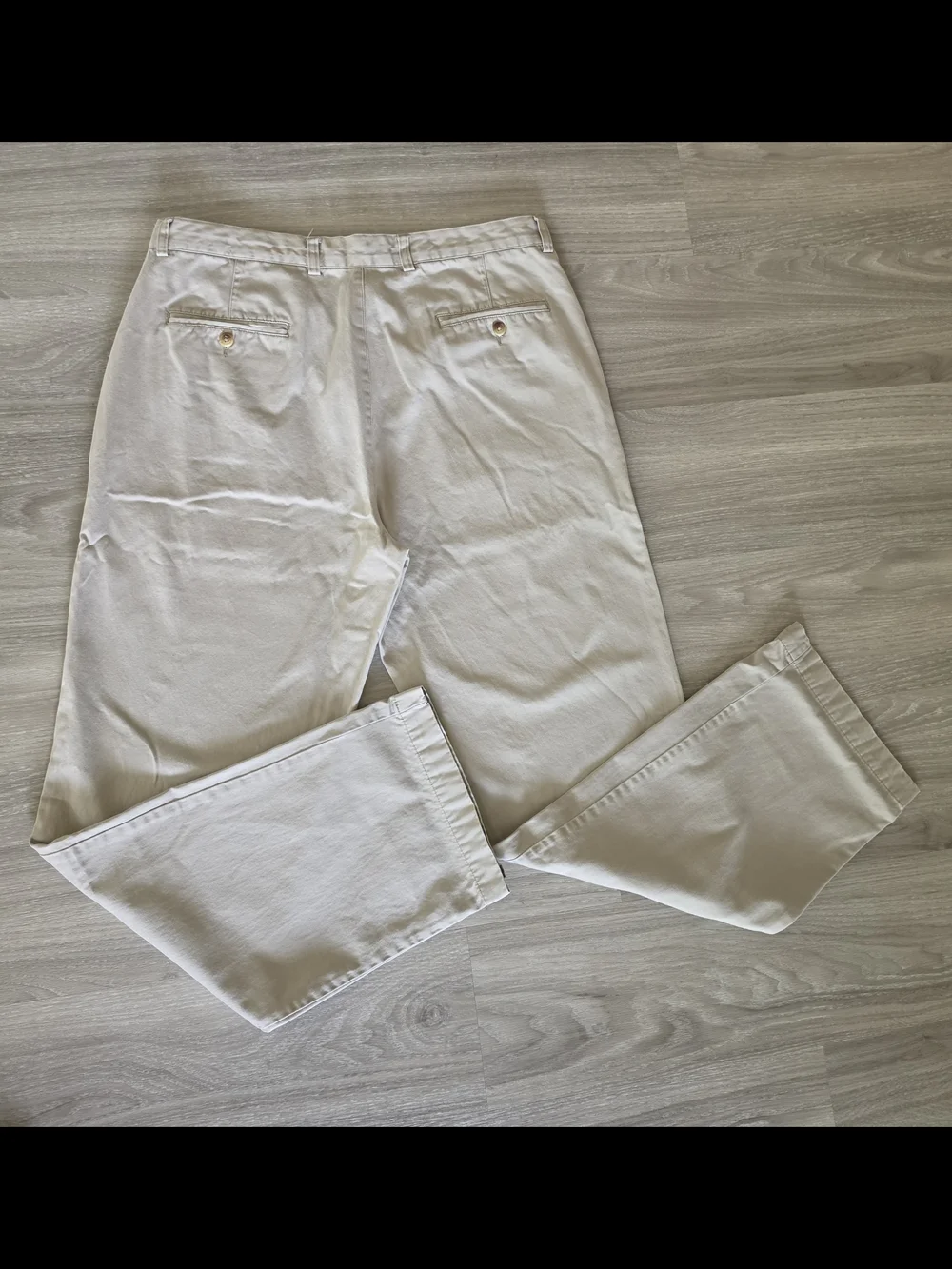 Tasso Elba Light Beige Men's Chino Pants - Picture 2 of 3